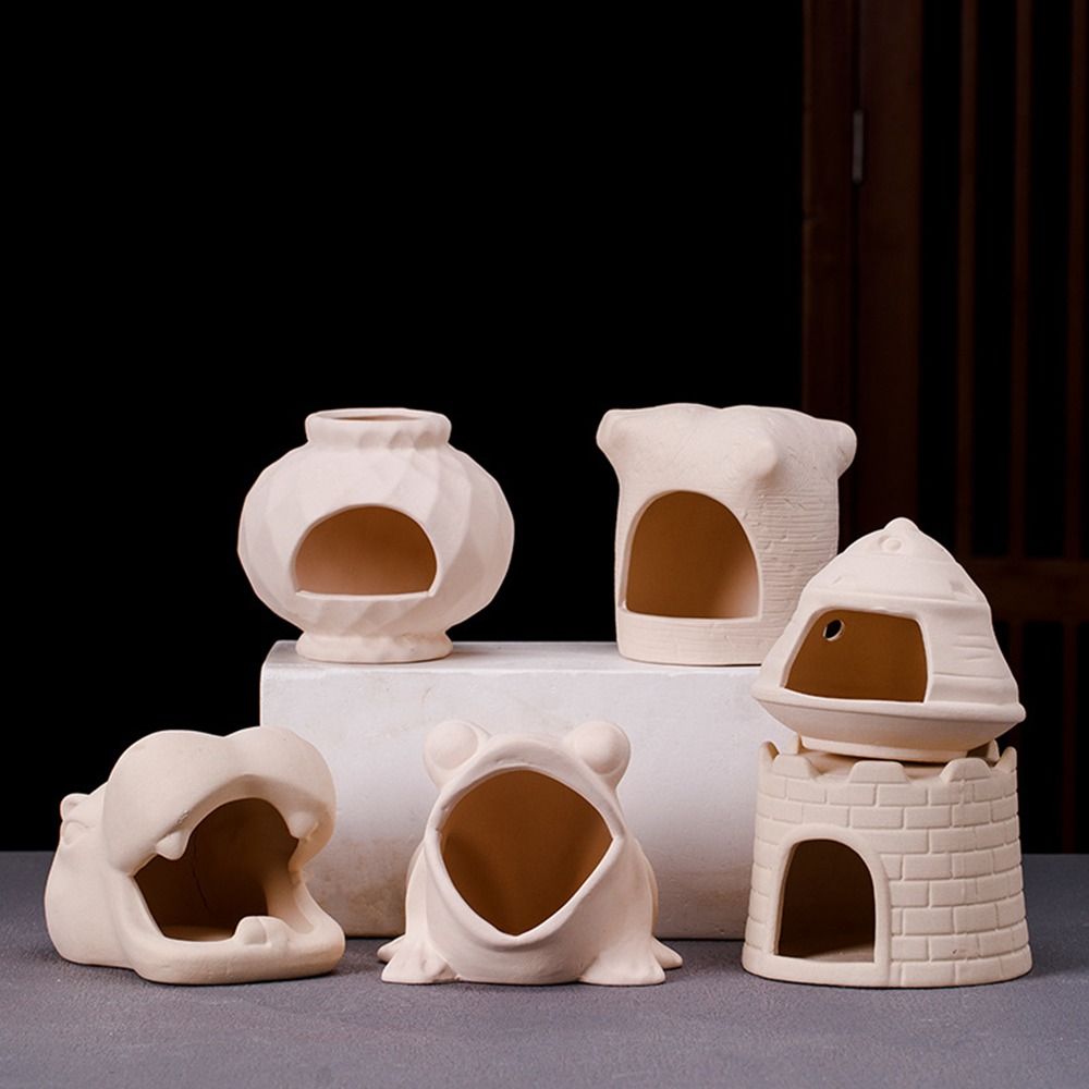 Aquarium Fish Games - Ceramic Aquarium Shrimp Hideaway Decorative Multifunctional