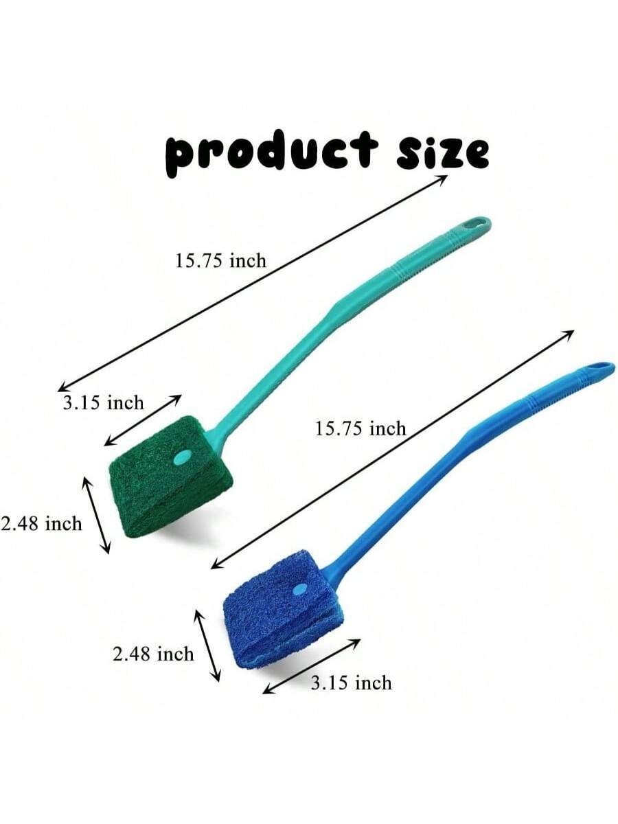 Aquarium Fish Long - Aquarium Cleaning Brush - 2 PCS