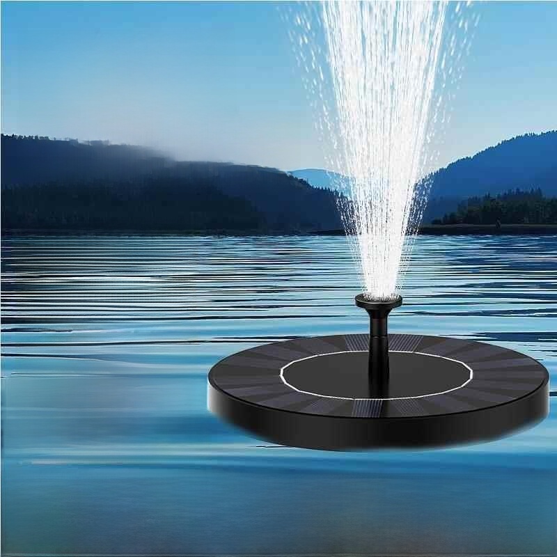 Aquarium Fish Pond - Solar Powered Automatic Floating Aerator Fountain