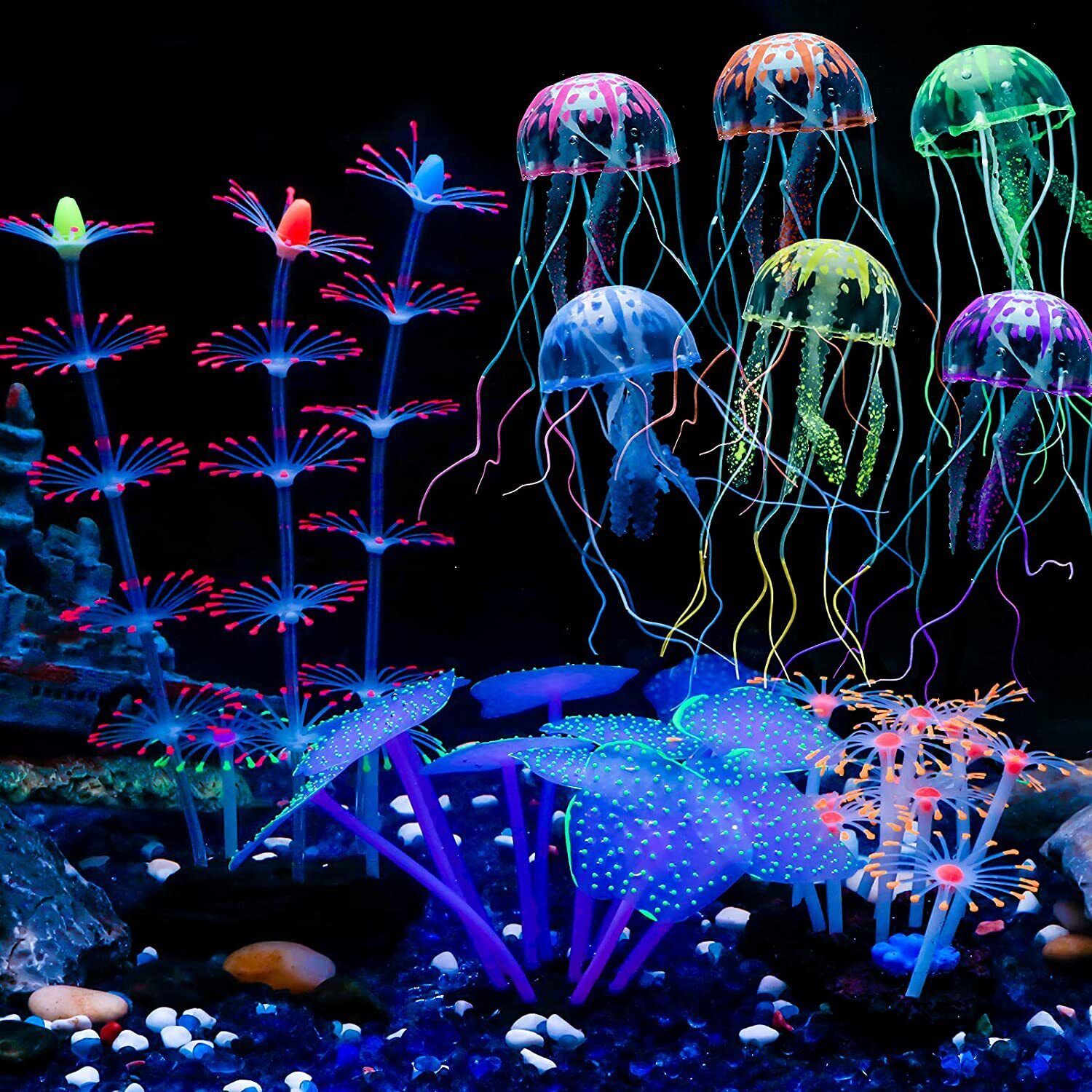 Silicone Glowing Landscape Art - Aquarium Fish Games recensione e prezzo