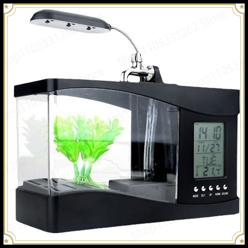 Mini Small Fish Tank Creative  - Aquarium Fish Logo recensione e prezzo