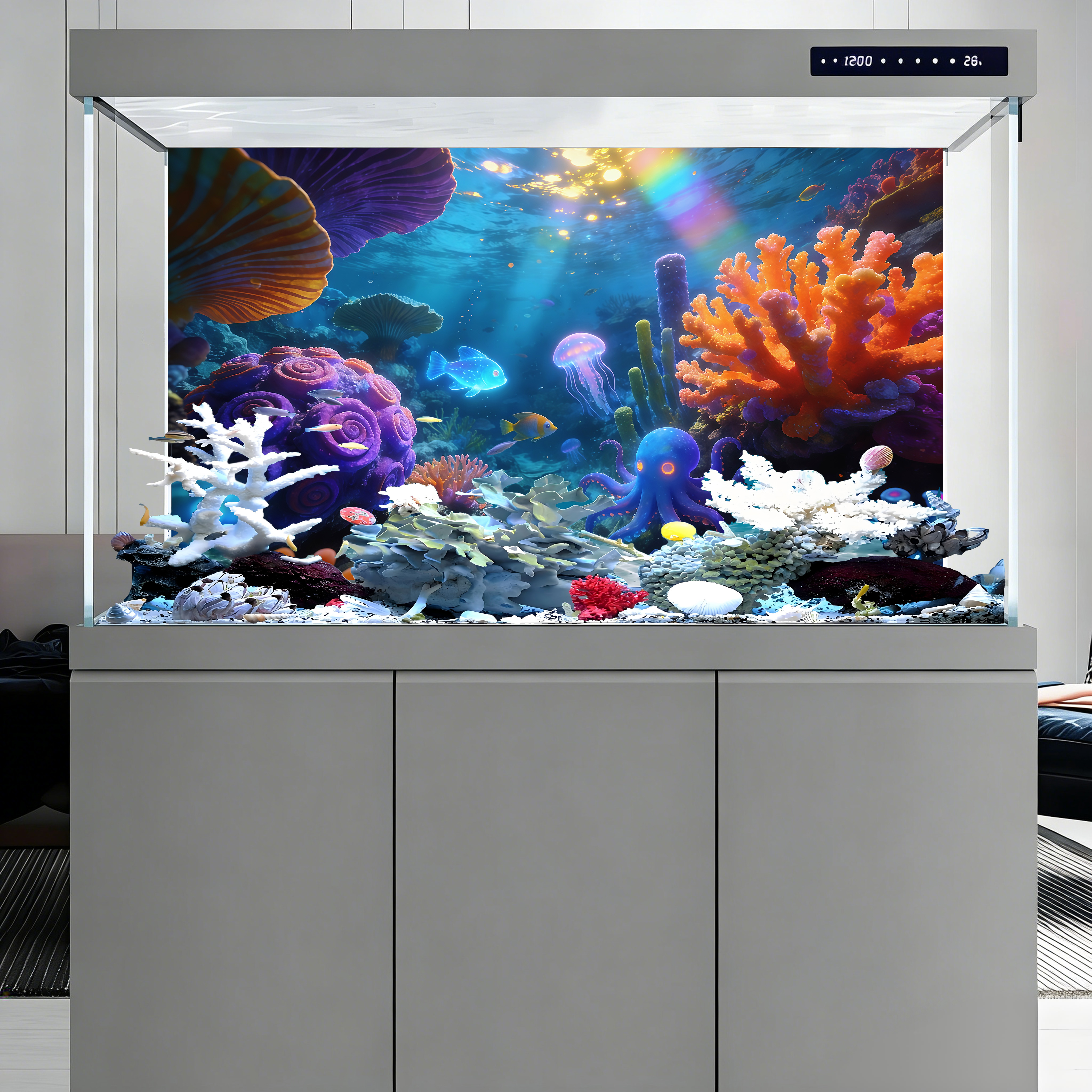 The underwater world under the - Aquarium Fish Rainbow recensione e prezzo
