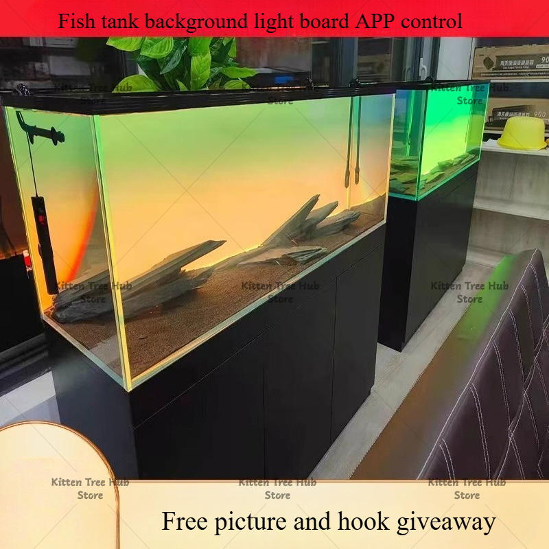 Fish Tank Background Board LED - Aquarium Fish Rainbow recensione e prezzo