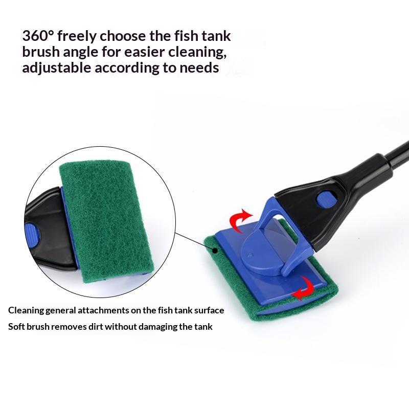 Fish Tank Glass Cleaning Brush - Aquarium Fish Long recensione e prezzo