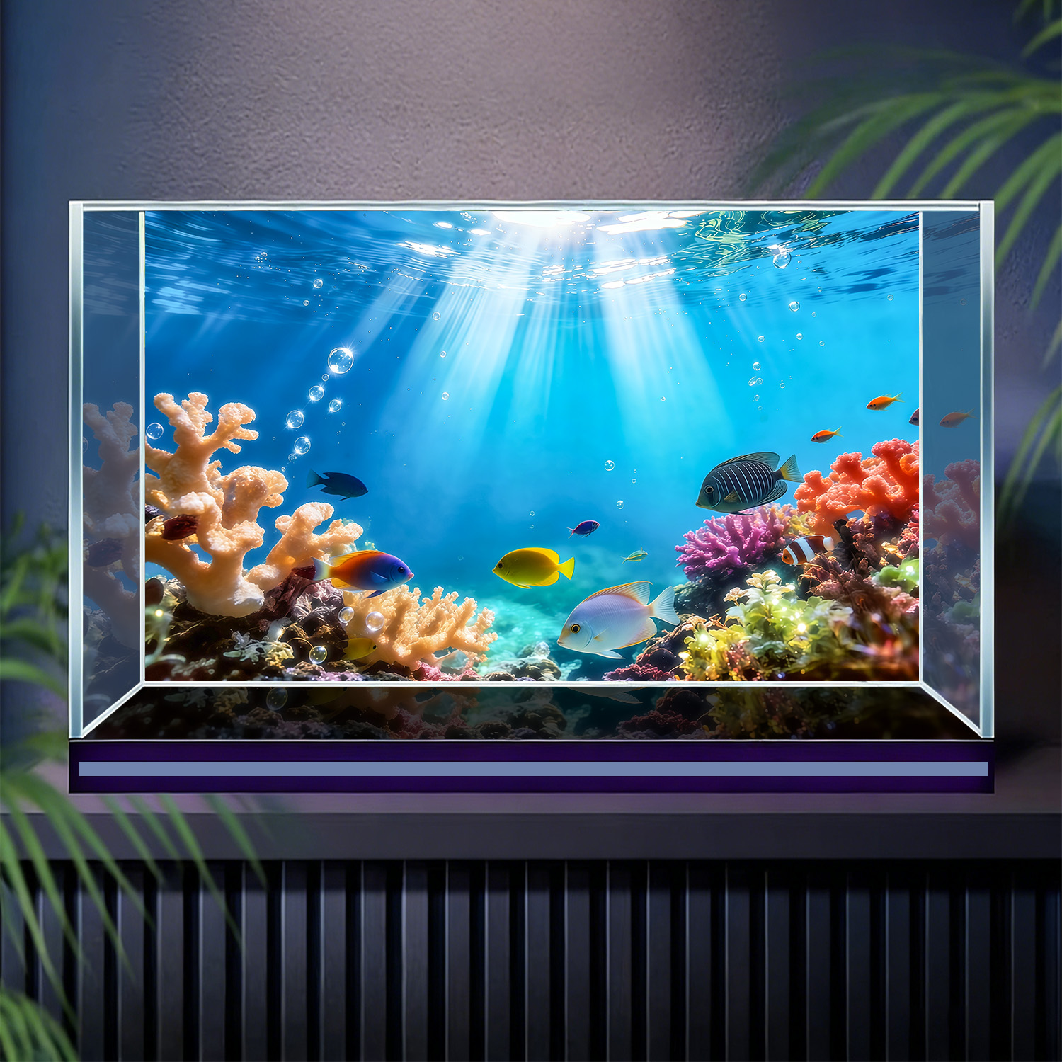 Rainbow-colored corals , fish  - Aquarium Fish Rainbow recensione e prezzo