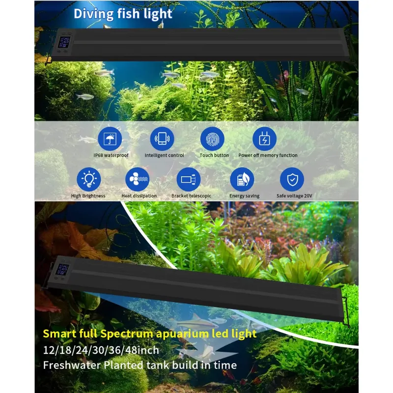 75cm 30inch Plant Light Fish T - All Fish In Aquarium recensione e prezzo