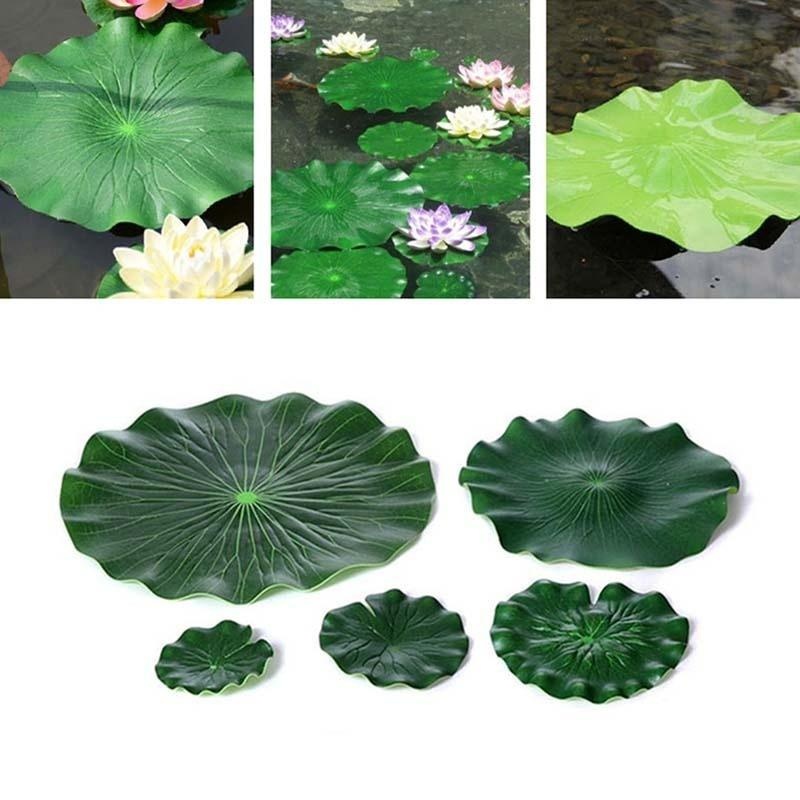 2026 Artificial Water Lily Lot - Aquarium Fish Pond recensione e prezzo