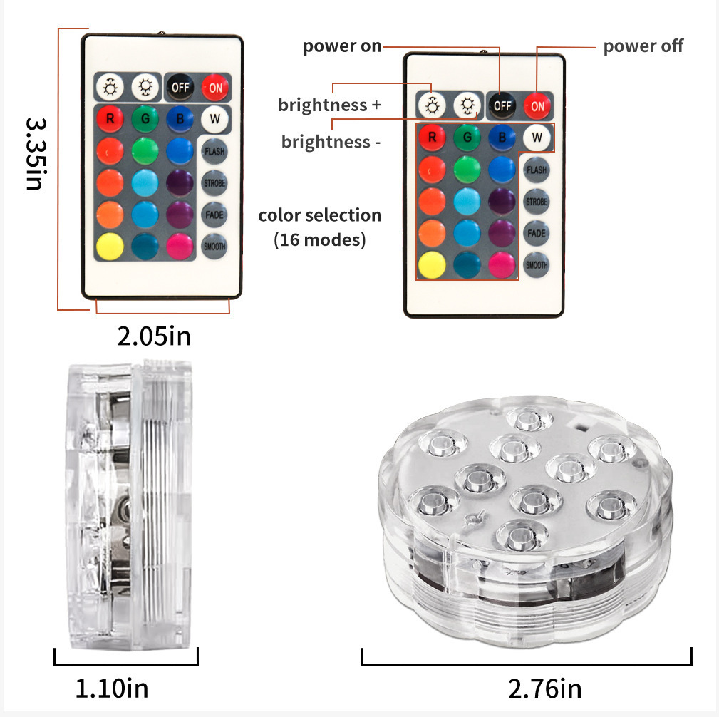 Diving lamp 13 sub waterproof  - Aquarium Fish Rainbow recensione e prezzo