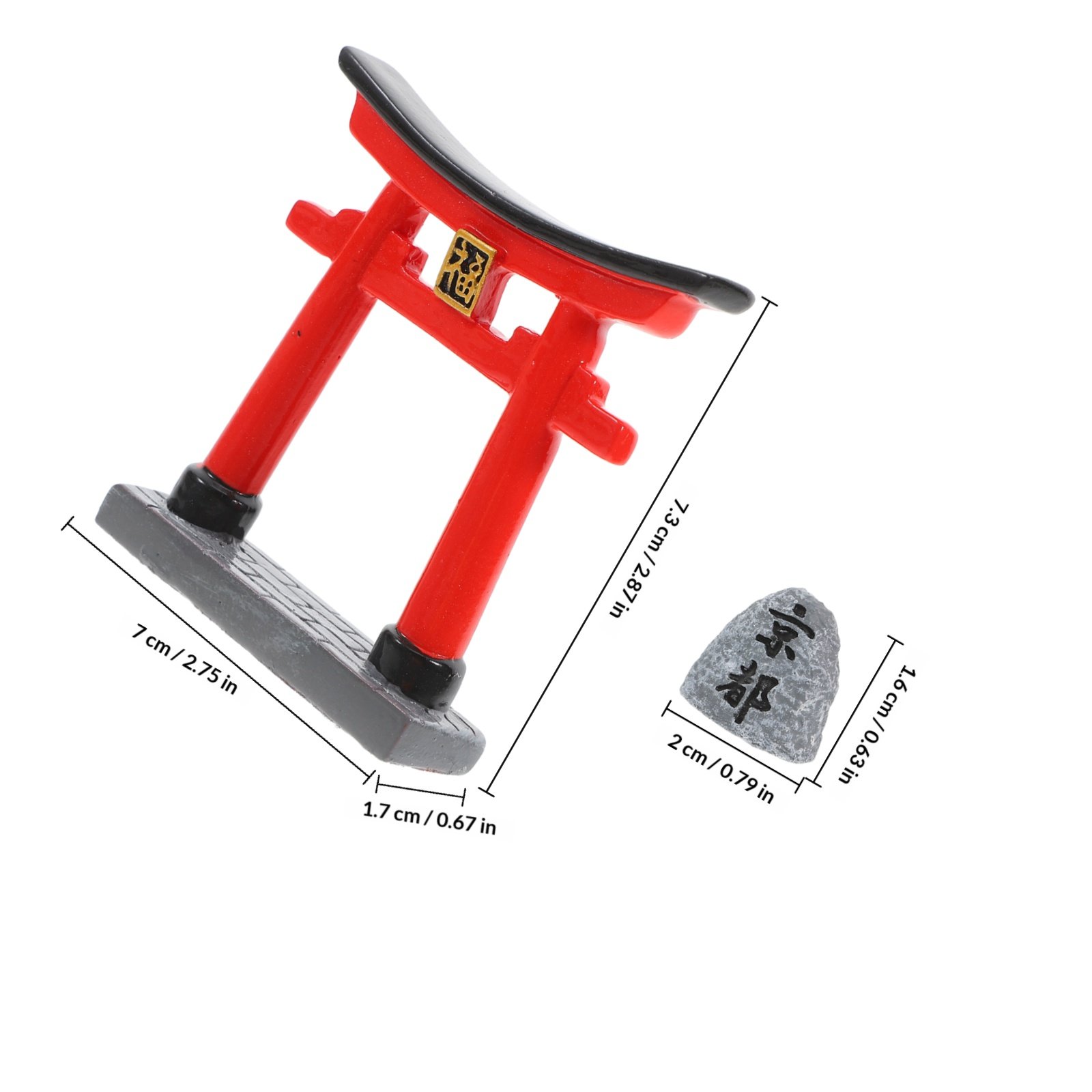 Japanese Miniature Torii Gate  - Aquarium Fish Japanese recensione e prezzo