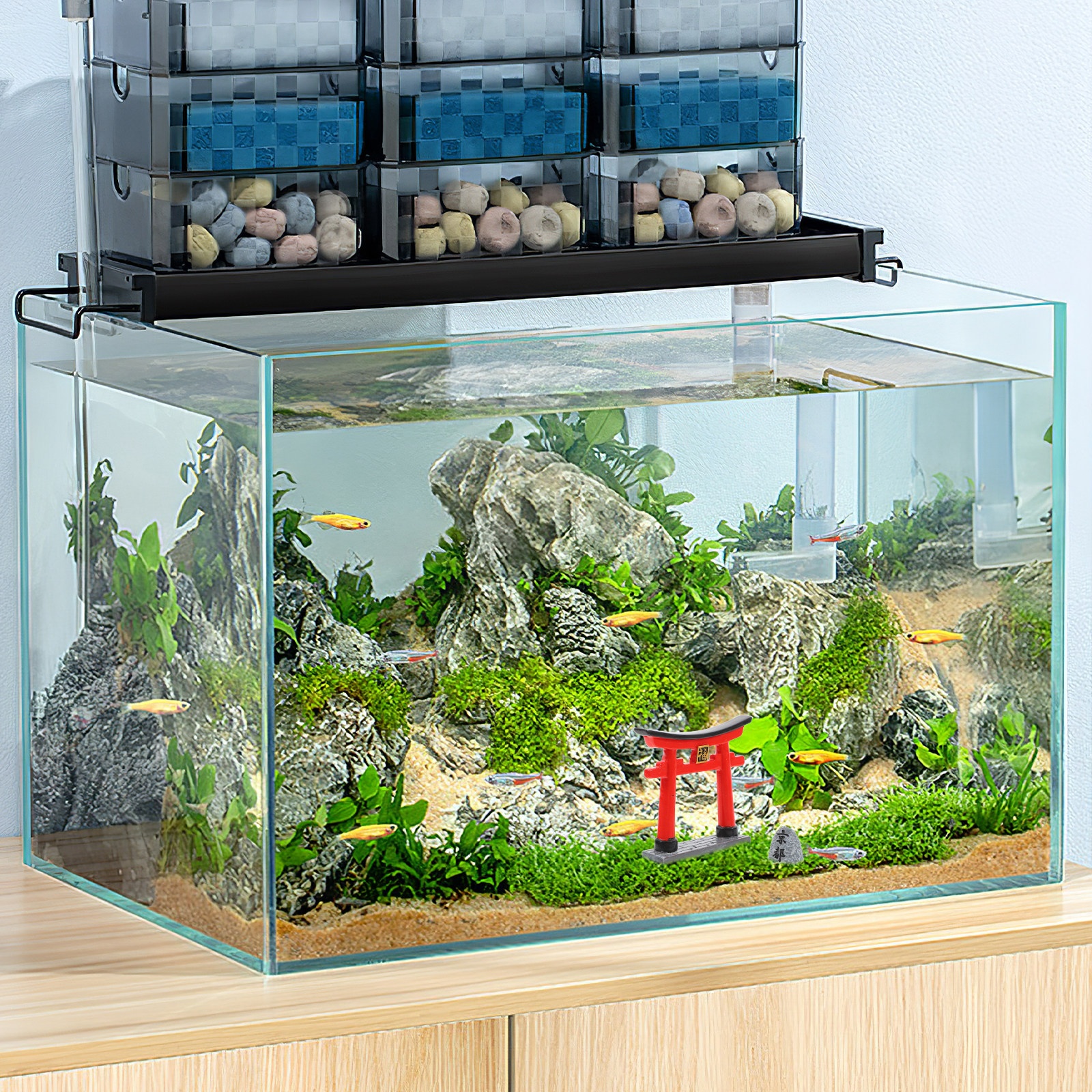 Japanese Miniature Torii Gate  - Aquarium Fish Japanese recensione e prezzo