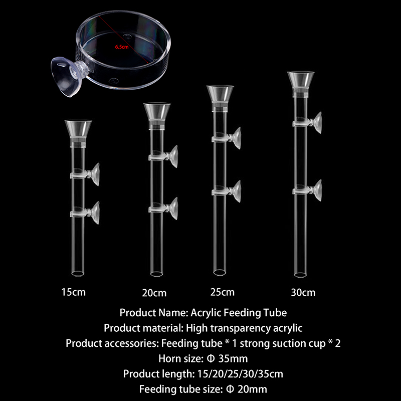 ⭐ Acrylic Aquarium Feeder Tube - Aquarium Fish Food recensione e prezzo
