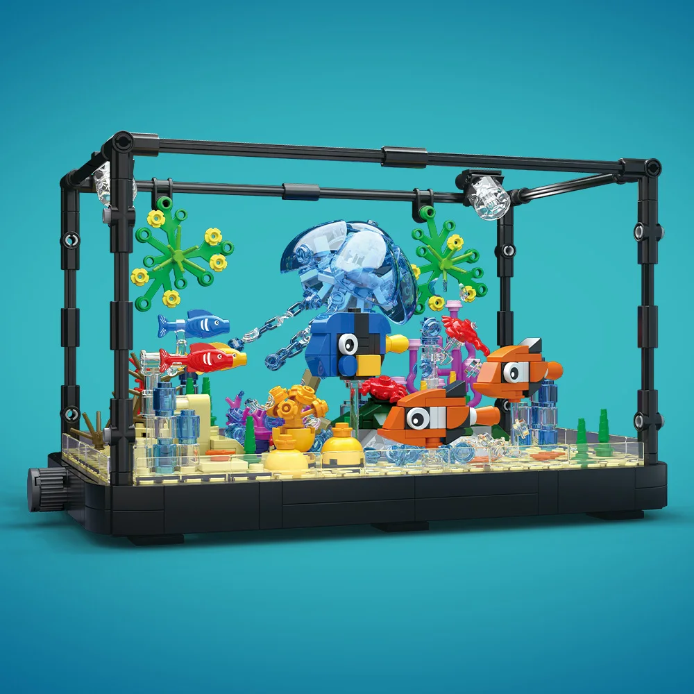 Fish Tank Building Block Set w - Aquarium Fish Games recensione e prezzo