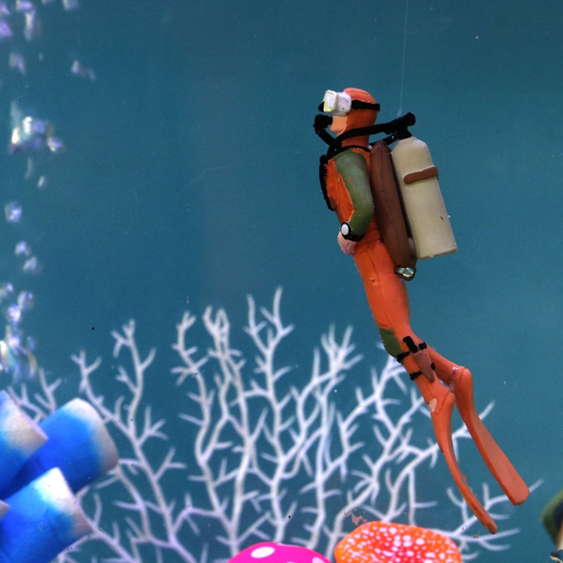 Aquarium Diver Decoration Floa - All Fish In Aquarium recensione e prezzo