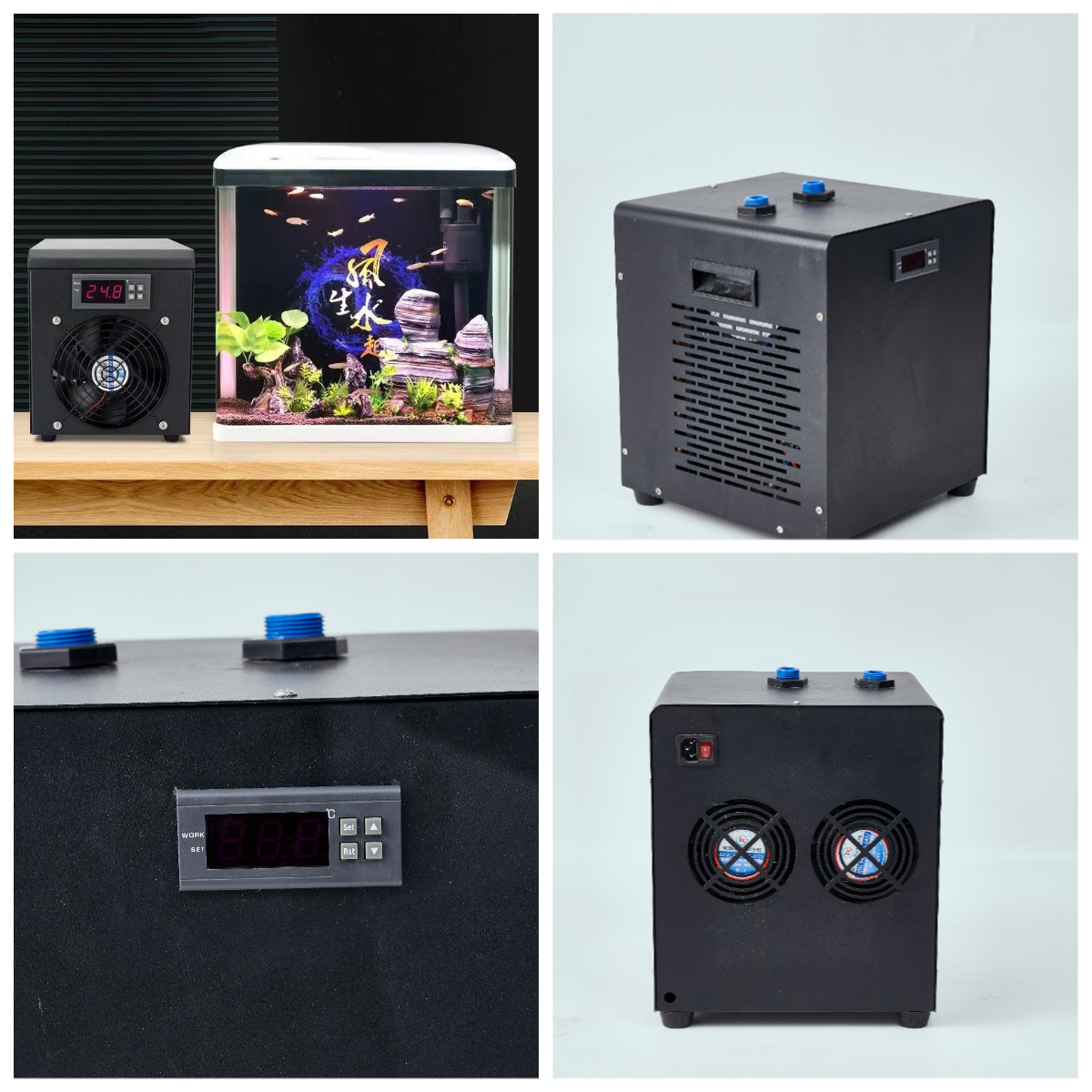 Fish Tank Aquarium Chiller wit - Aquarium Fish Logo recensione e prezzo