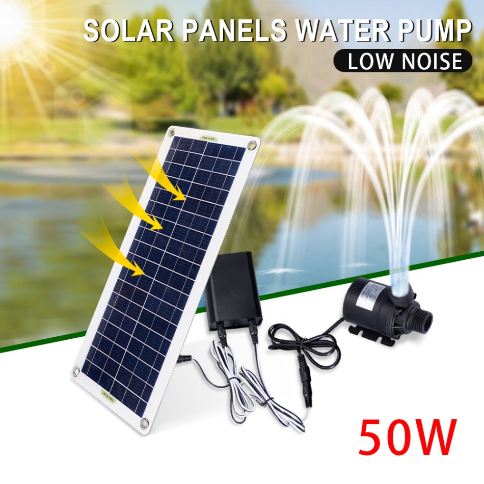 50W Solar Power Water Pump Set - Aquarium Fish Pond recensione e prezzo