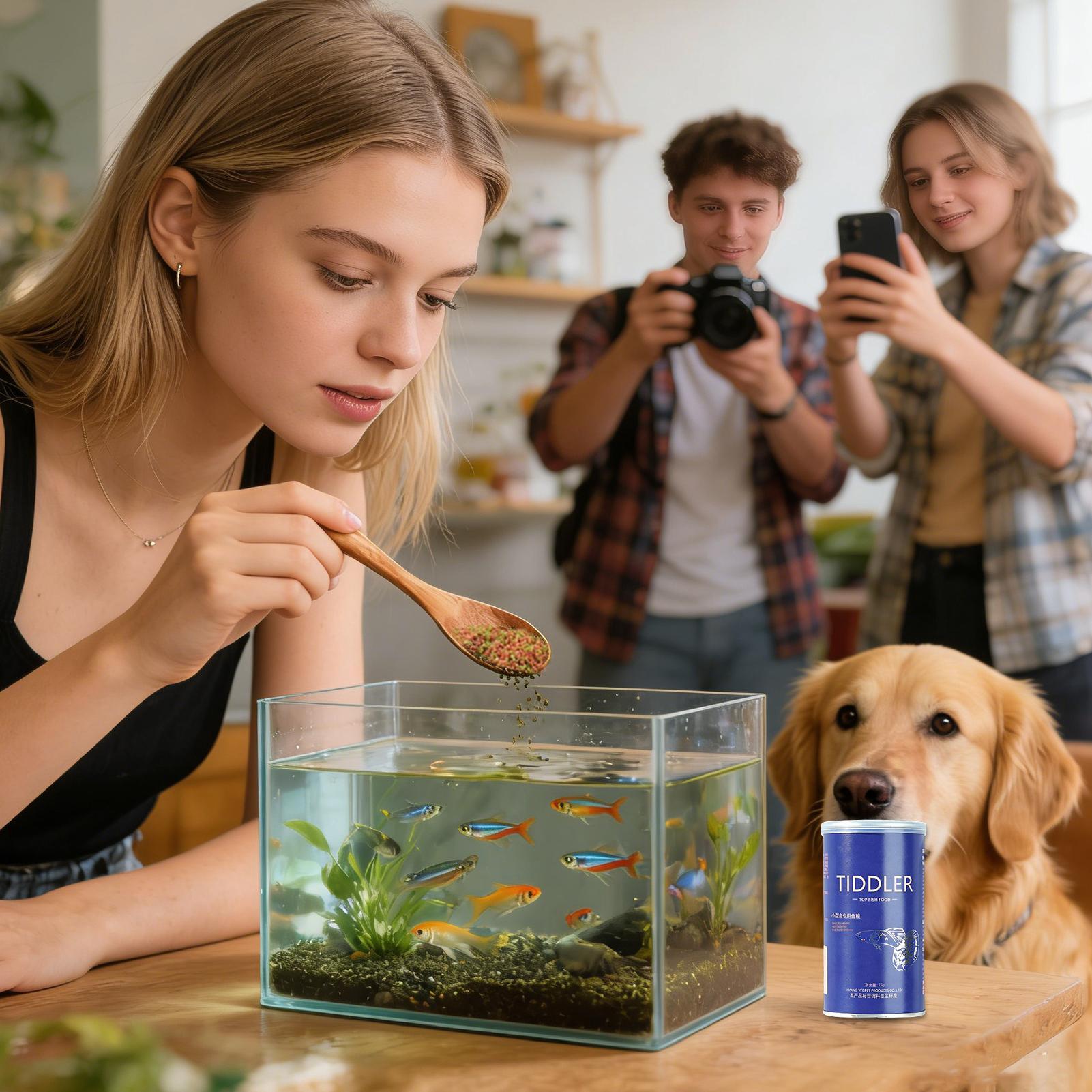 Fish Food Aquarium Feed Small  - Aquarium Fish Food recensione e prezzo