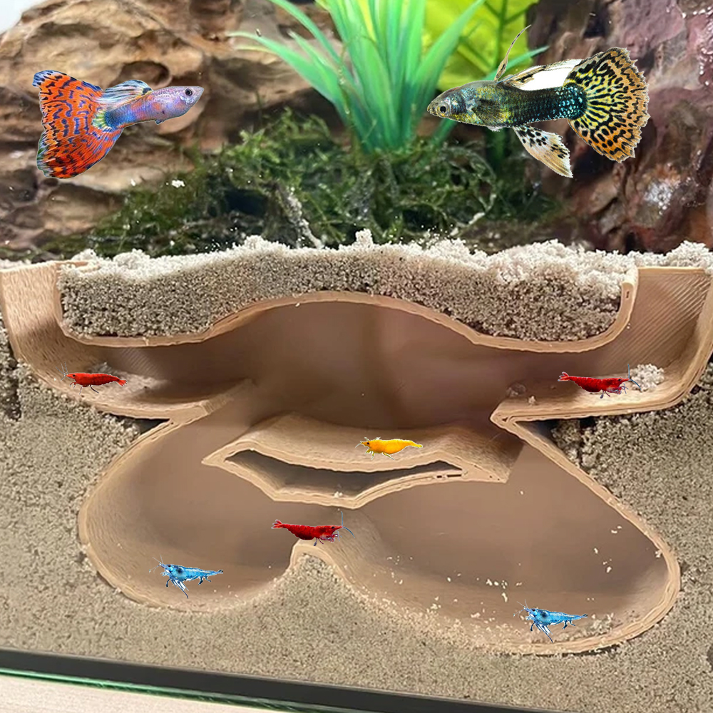 Crab-shaped Hide Maze Aquarium - Aquarium Fish Zone recensione e prezzo
