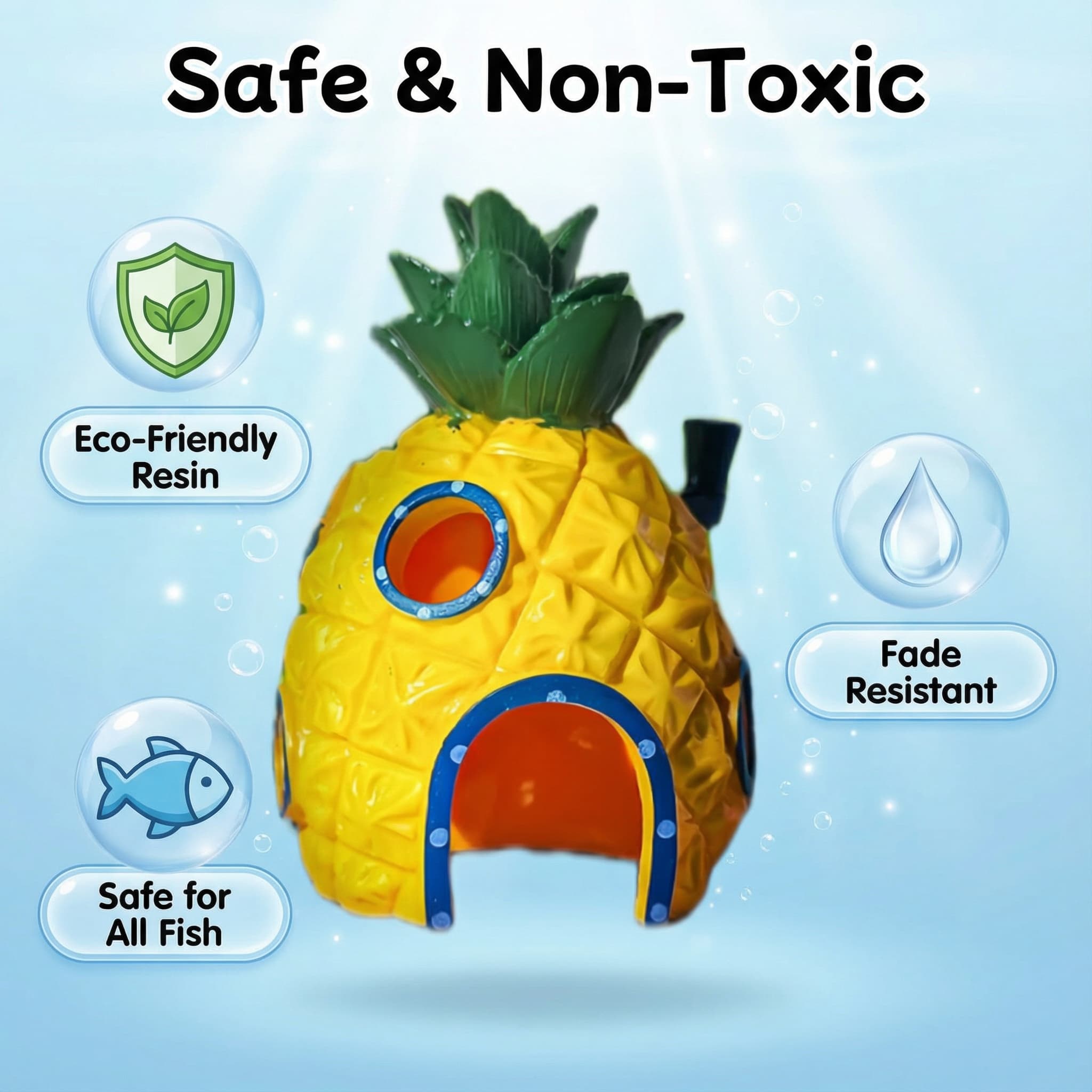 Pineapple House Aquarium Decor - Aquarium Fish Games recensione e prezzo