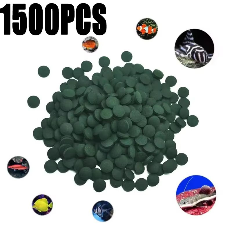 100-1500Pcs High-Purity Spirul - Aquarium Fish Food recensione e prezzo