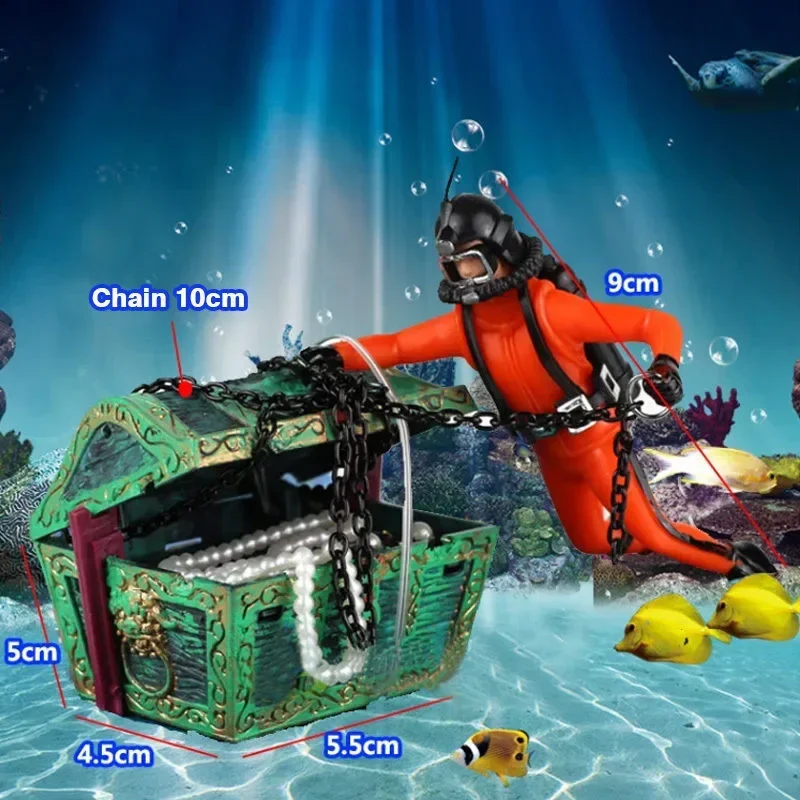 Resin Treasure Hunter Diver Fi - Aquarium Fish Games recensione e prezzo
